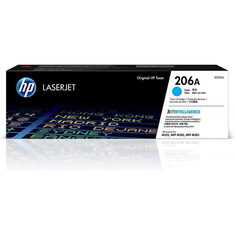 کارتریج لیزری رنگی اچ پی مدل HP 206A همراه چیپ