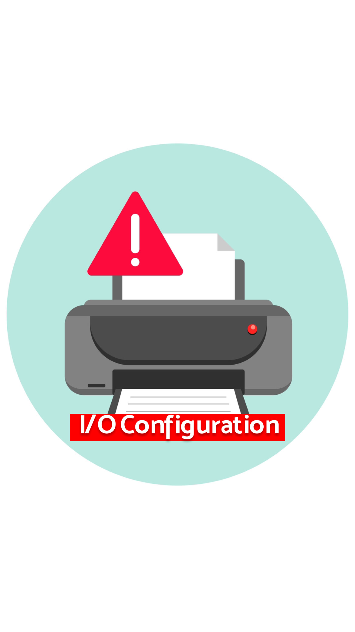 خطای I/O Configuration