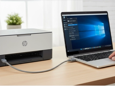 نحوه اتصال لپ تاپ به پرینتر